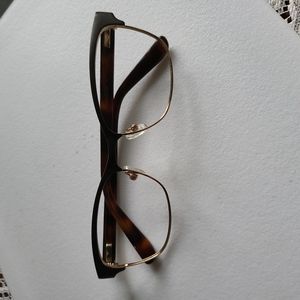 JIMMY CHOO  53-17-135  Brown Metalic/Gold plastic Arms